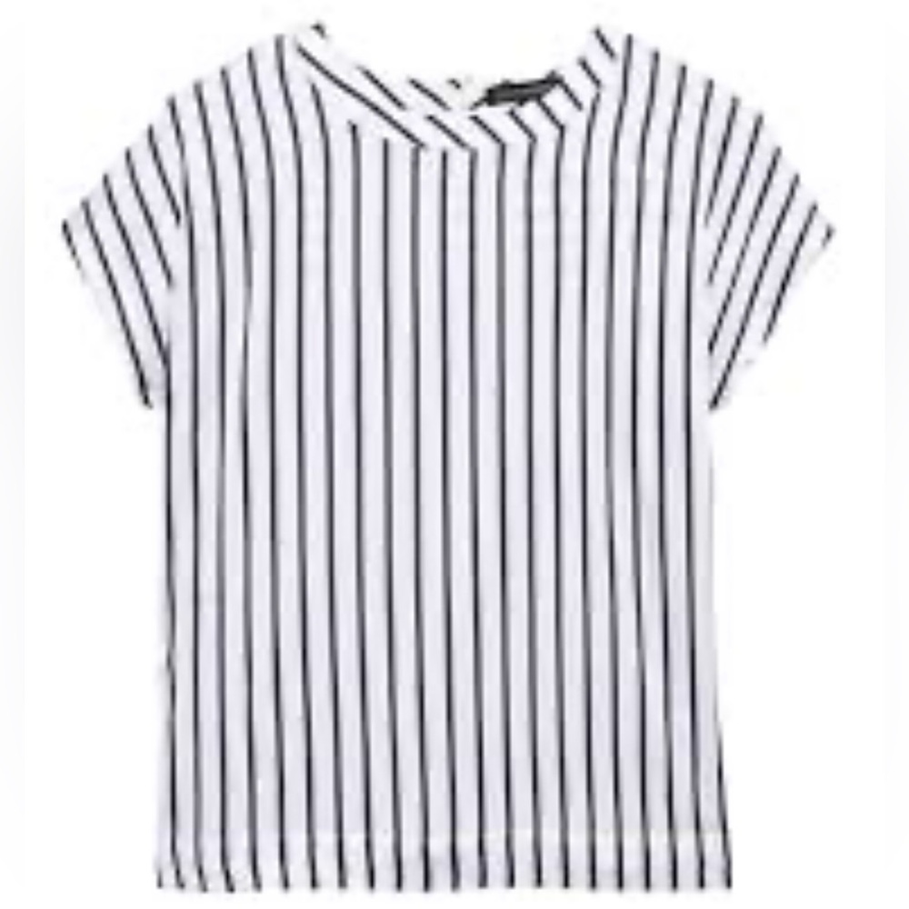 Banana Republic Stripe Perfect SilkyTee